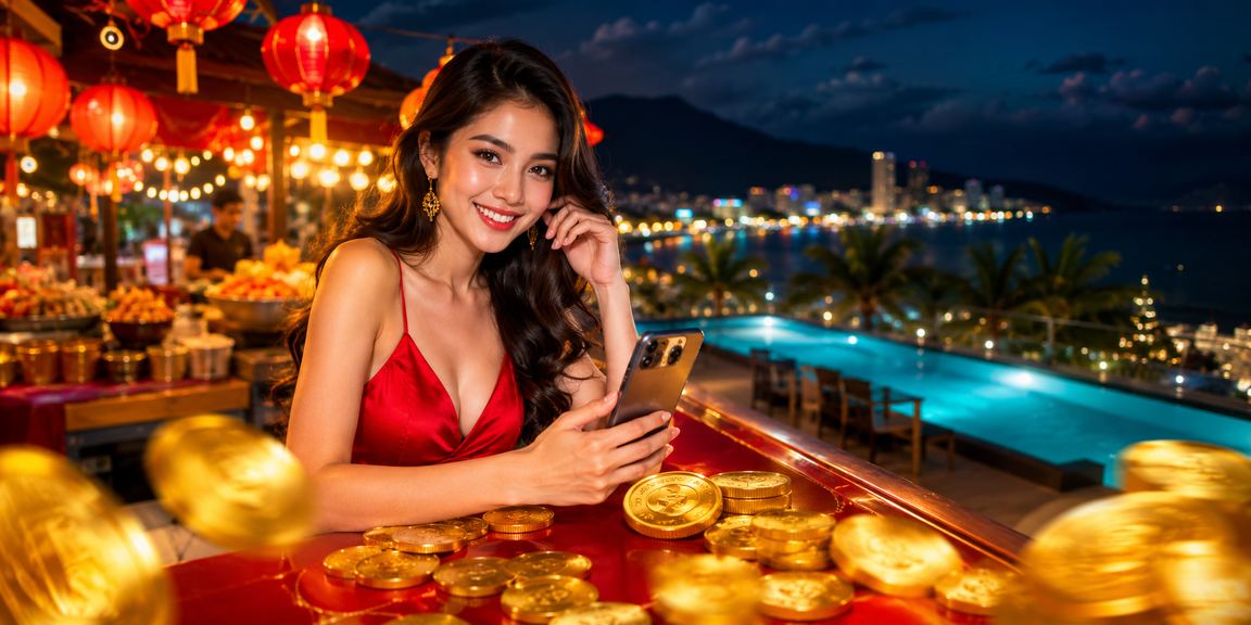 Cảnh casino về đêm tại Nha Trang